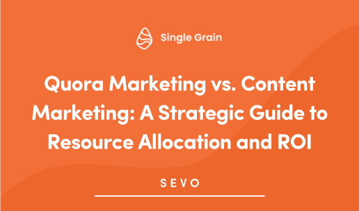 Quora Marketing vs. Content Marketing: A Strategic Guide to Resource Allocation and ROI